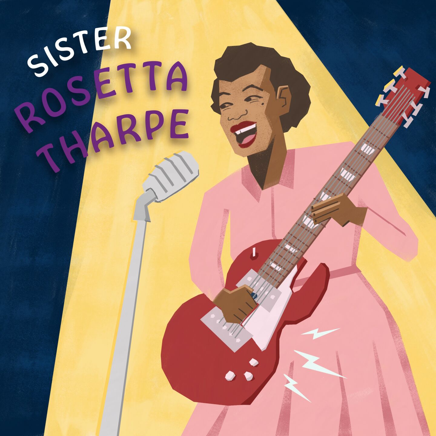 Sister Rosetta Tharpe illustration